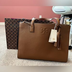 Tory Burch Thea Leather Tote